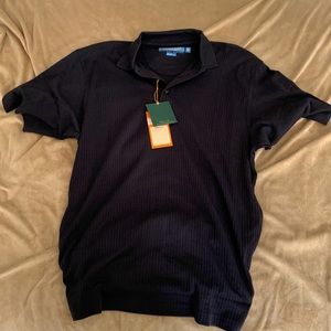 EV Run Gold Black Polo - M